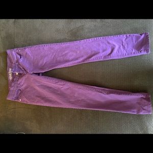 Purple Old Navy Rockstar jeans, size 6